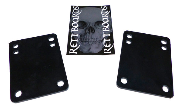 Set of 2 riser pads/shock pads from Rettboards.