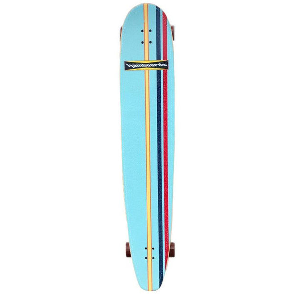 HAMBOARDS LOGGER 60" 152,4 cm SURFSKATE COMPLETE Farbe Light Blue Leg Stripes